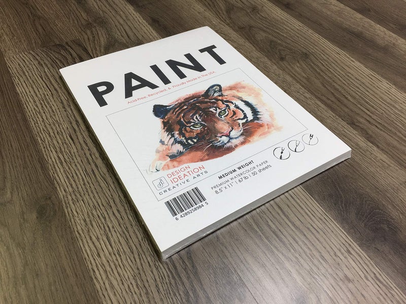 Design Ideation Watercolor Paper. Semi-Smooth. 67 LB. Multi-Media. Loose Sheet Pack. (8.5" x 11") LP-PM. (50 Sheets) - Image 4